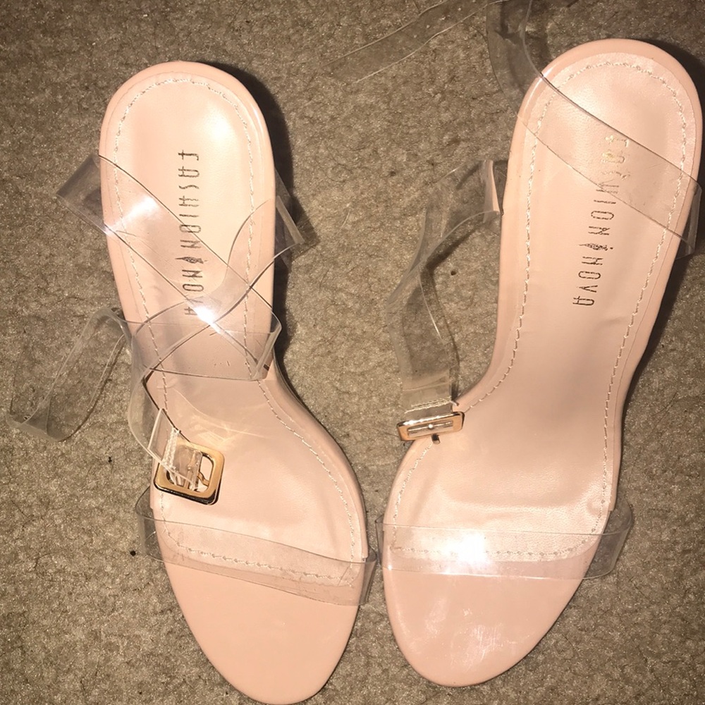 Fashion nova nude heels